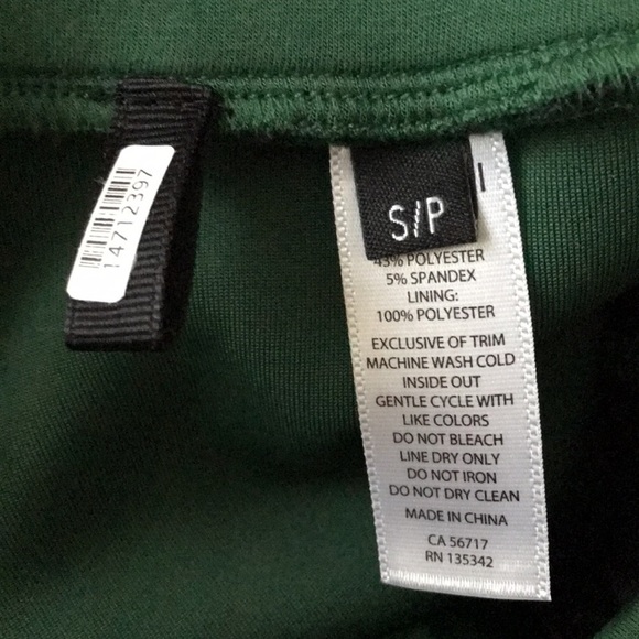 Michi Green Carve Flare Pants Size Small - Picture 8 of 10